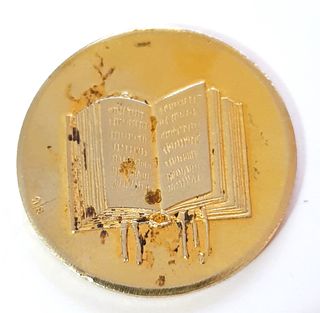 Medaglia Farah Diba Riza Pahlavi 1969 Dorata