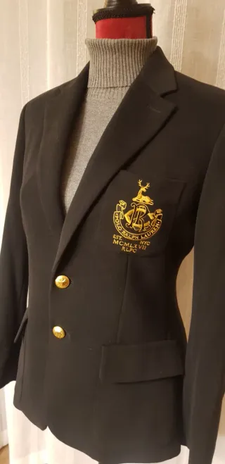 Blazer Negro Polo Ralph Lauren
