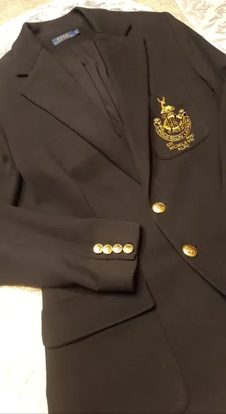 Blazer Negro Polo Ralph Lauren