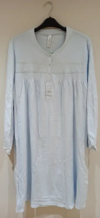 Camisón mujer manga larga