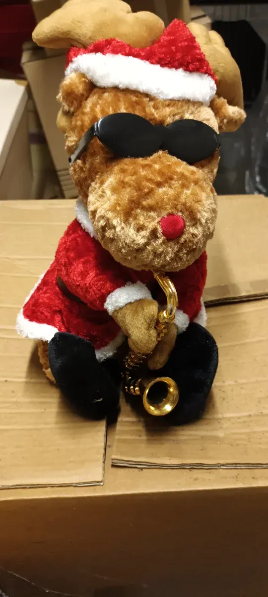 Babbo Natale musicale con sassofono