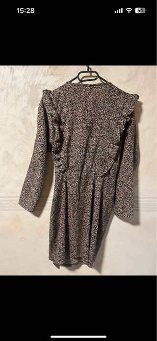 Vestido fiesta estampado animal print