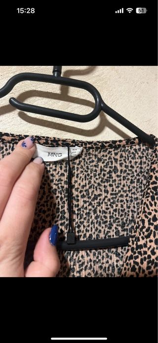 Vestido fiesta estampado animal print