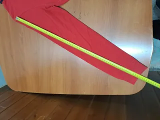 Camiseta Tommy Hilfiger Manga Larga Roja Algodón