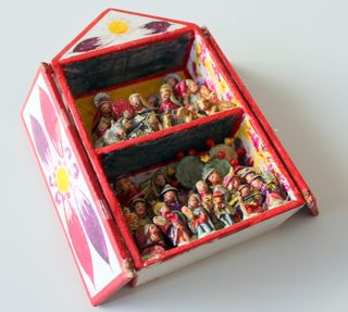 Belén Retablo Peruano Popular