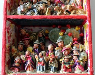 Belén Retablo Peruano Popular