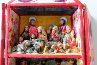 Belén Retablo Peruano Popular