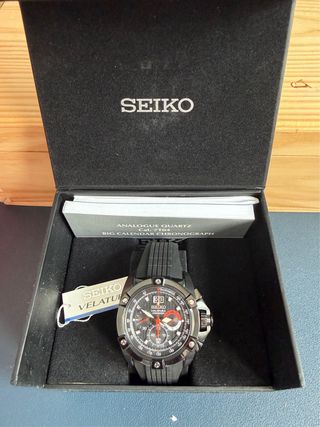 Reloj Seiko Velatura Cronógrafo SPC077P1 Hombre