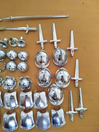 Playmobil Cromado Espada Pechera Casco Corona