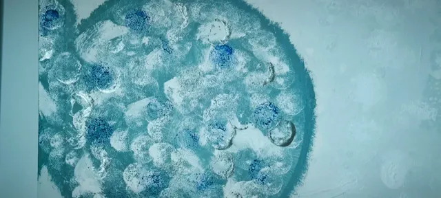 3 cuadros abstractos