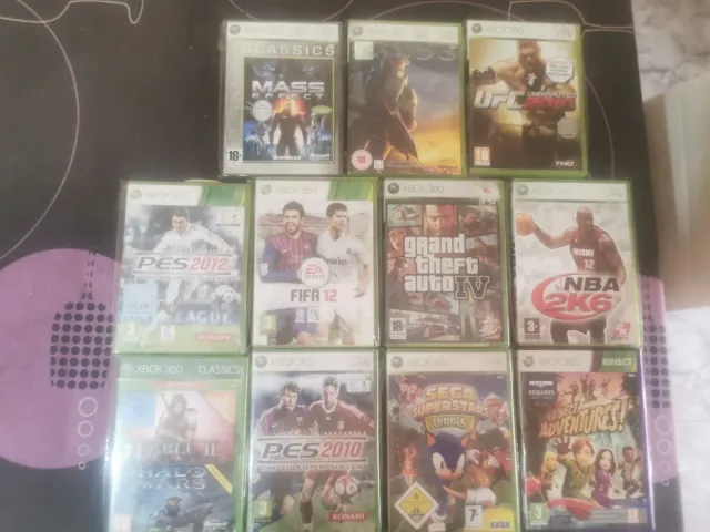 Lote juegos consola xbox 360.