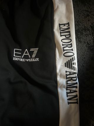 Chándal Emporio Armani Hombre XL Negro/Blanco