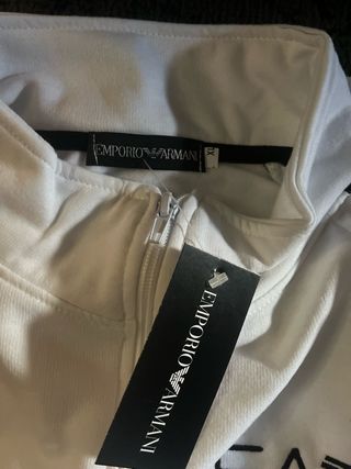 Chándal Emporio Armani Hombre XL Negro/Blanco