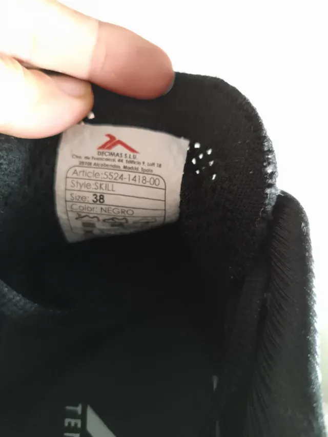 Deportivas Tenth Mujer Negras Confort