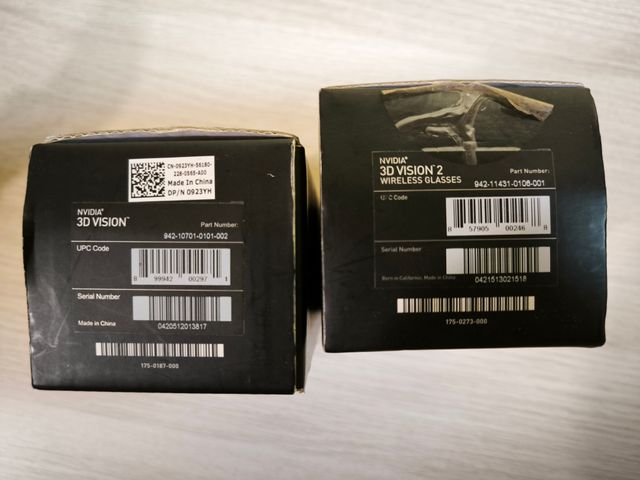 Pack Gafas Nvidia 3D Vision 1 y 2