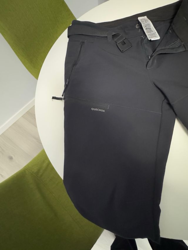 Pantalón senderismo hombre negro