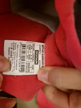 Pantalón T8 y botas de pre esquí Talla 33