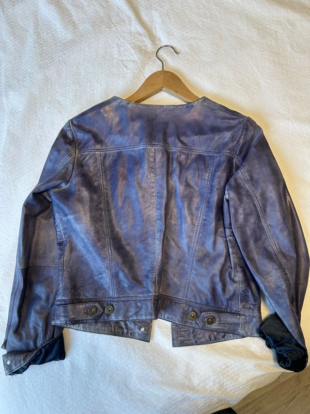 Chaqueta de cuero para chica