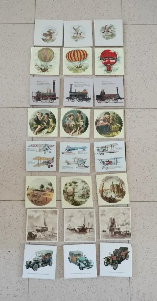 Lote 24 Azulejos Antiguos Decorativos