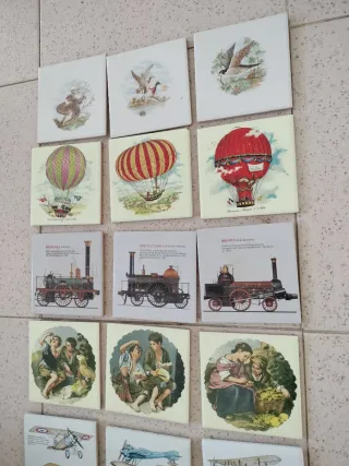 Lote 24 Azulejos Antiguos Decorativos