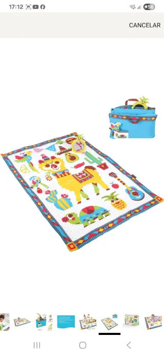 Manta de juegos Yookidoo XL 0-12 meses