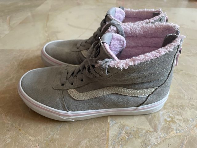 Zapatillas Vans altas niña forradas