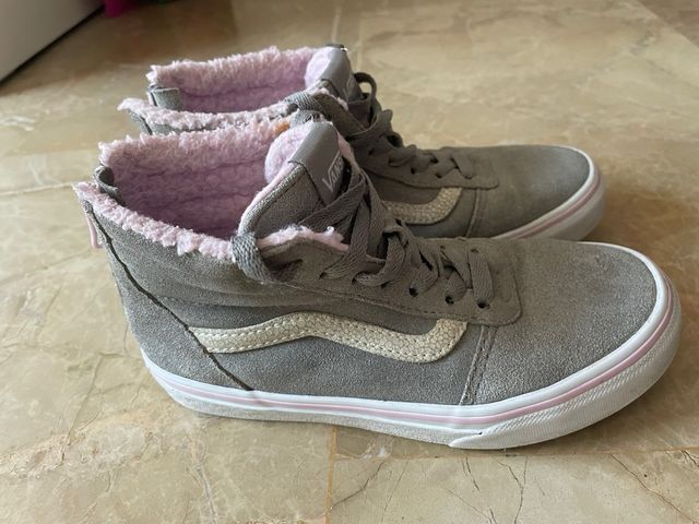 Zapatillas Vans altas niña forradas