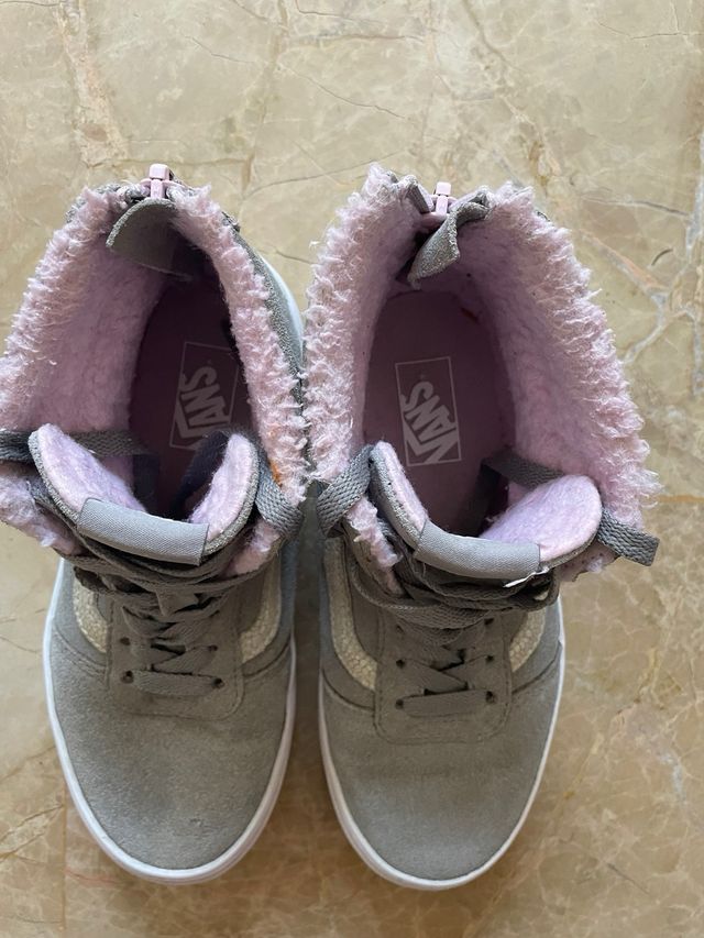 Zapatillas Vans altas niña forradas