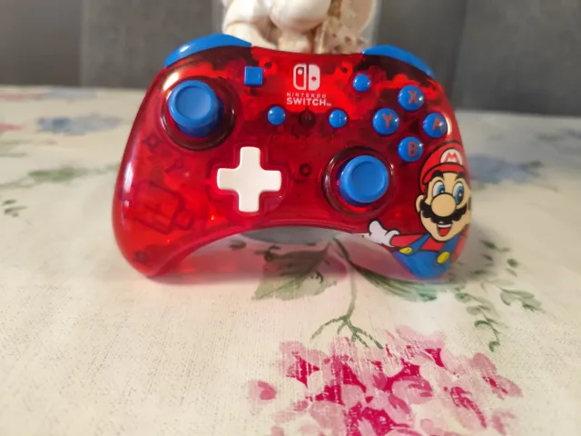 Controller Mario Bros Nintendo Switch Rosso