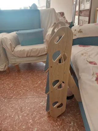 Escalera plegable 3 peldaños para mascotas