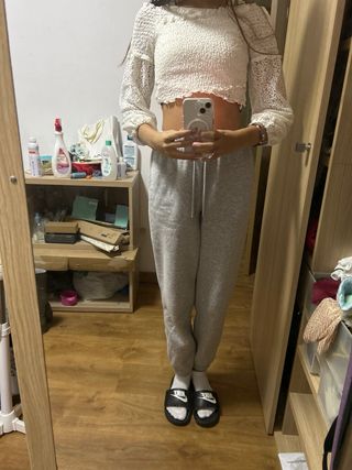 Blusa hombros descubiertos manga larga