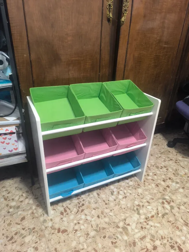 Estantería infantil con 12 cajones,a estrenar.