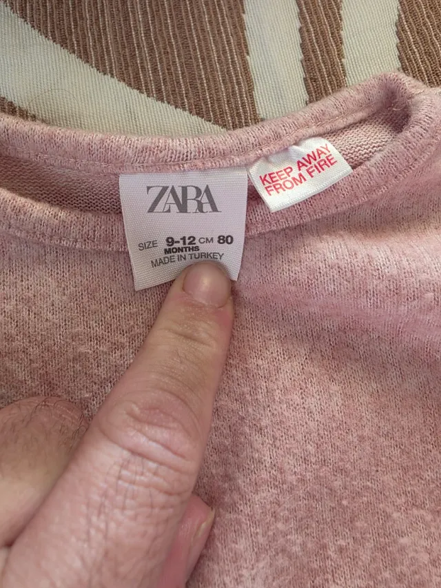 Jersey niña rosa volantes