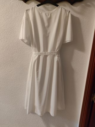 Conjunto bata y camisón encaje