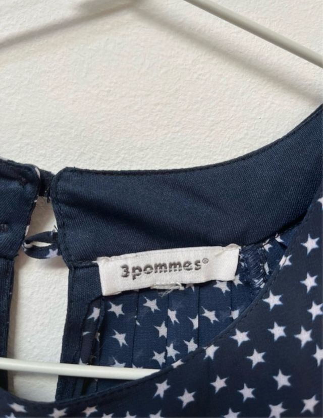 Vestido 3 Pommes estrellas