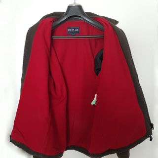 Giacca Replay Vintage Marrone/Rosso Taglia M