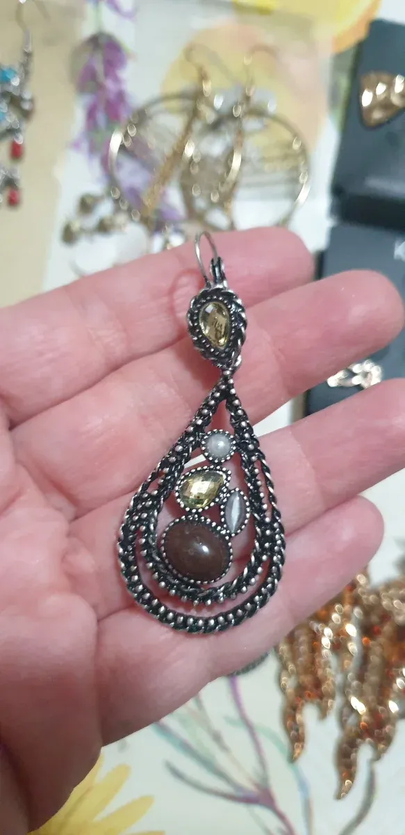 Lotto 15 paia orecchini Kleò oro/argento