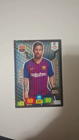 Messi Platinum 10 Cromos LaLiga