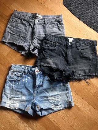 Lote 3 shorts vaqueros Talla 38