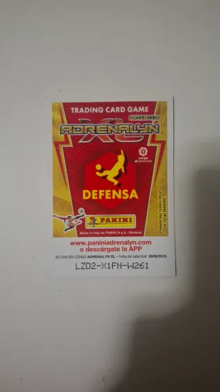 Cromo Piqué Platinum 10 LaLiga Santander