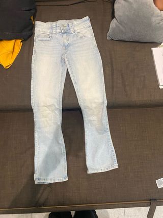 Pantalones vaqueros campana talla 7-8