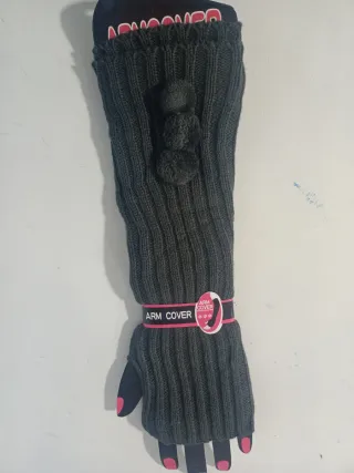 Mitones o guantes sin dedos (3 pares 5 euros)