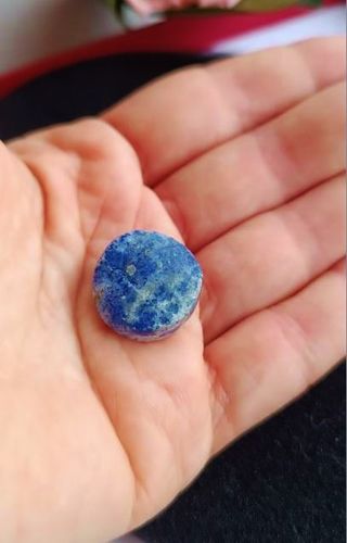 Nuovo- Lapislazzuli burattato di 5 gr blu-oro