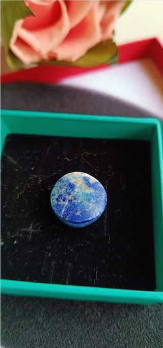 Nuovo- Lapislazzuli burattato di 5 gr blu-oro