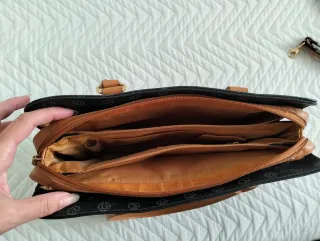 Bolso David Jones Negro y Marrón