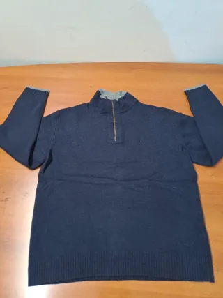 Jersey Burberry Lana Azul Talla L