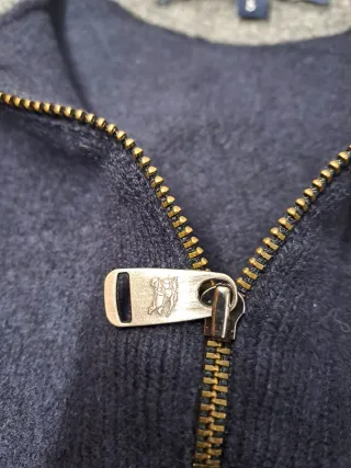 Jersey Burberry Lana Azul Talla L