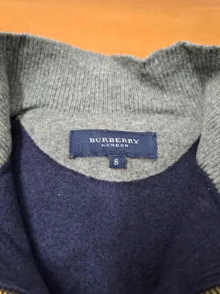 Jersey Burberry Lana Azul Talla L