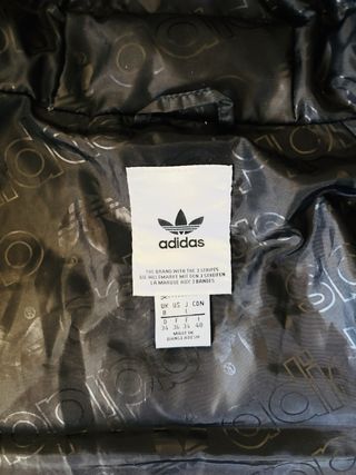 Chaqueta Adidas Negra con Rayas Blancas
