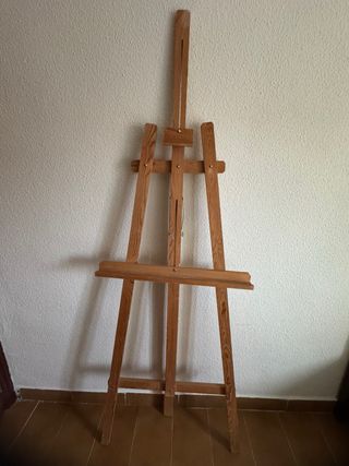 Caballete 180cm con estuche y libros de pintura